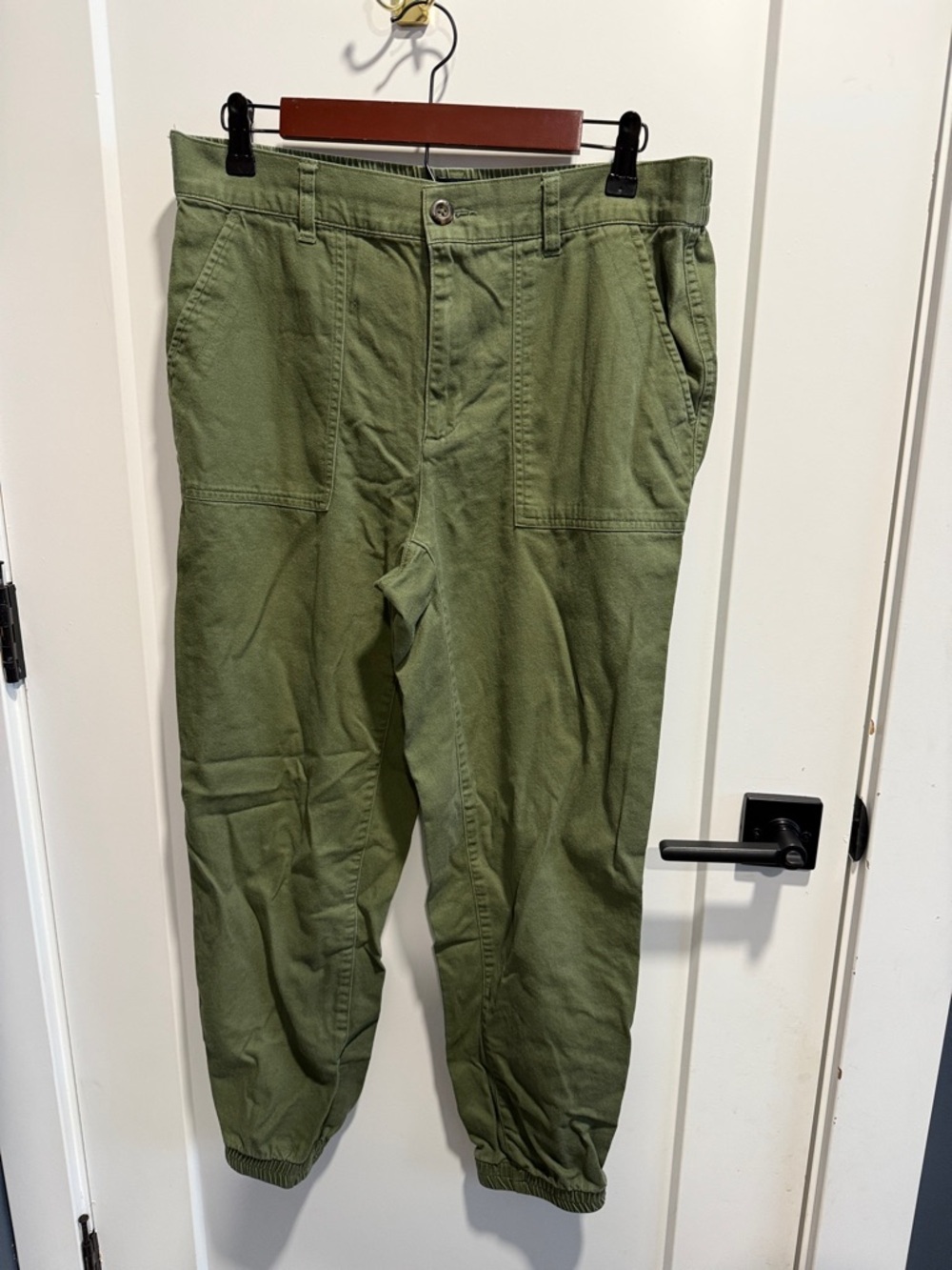 GAP Olive Green Chino Jogger Pants Size Medium